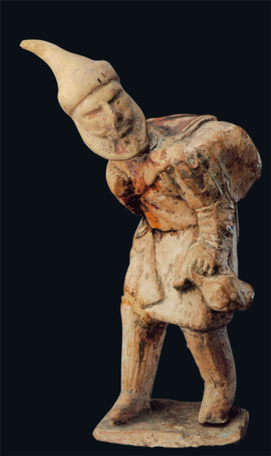 胡商俑，西安考古研究院发掘出土